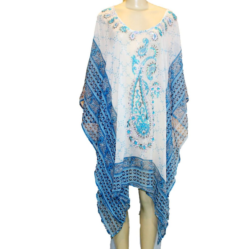 ☀️👙✨ Hippie Batwing Elegant Sea Salt Society Kimono Sheer Beach Cover Up